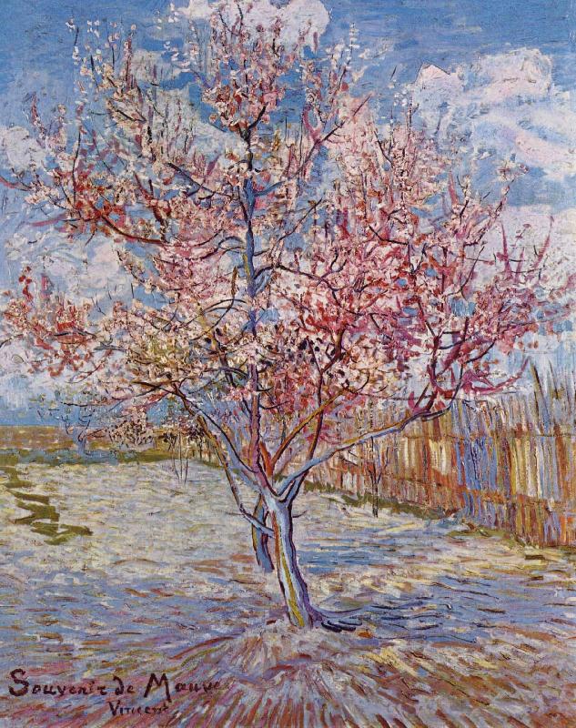 Vincent Van Gogh Flowering Orchards Sweden oil painting art